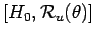 $\displaystyle [H_0,\mathcal{R}_u(\theta)]$