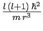 $ \scalebox{1.4}{$\frac{l\,(l+1)\,\hbar^2}{m\,r^3}$}$