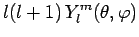 $\displaystyle l(l+1)\,Y^m_l(\theta,\varphi)$