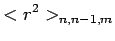 $\displaystyle <r^2>_{n,n-1,m}$