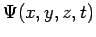 $ \Psi(x,y,z,t)$